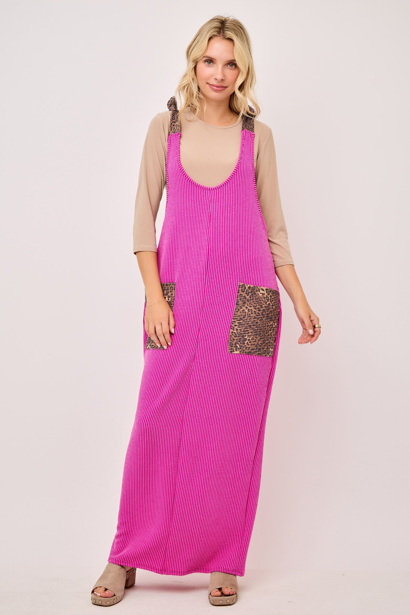 Modest Ribbed Jumper with Pockets