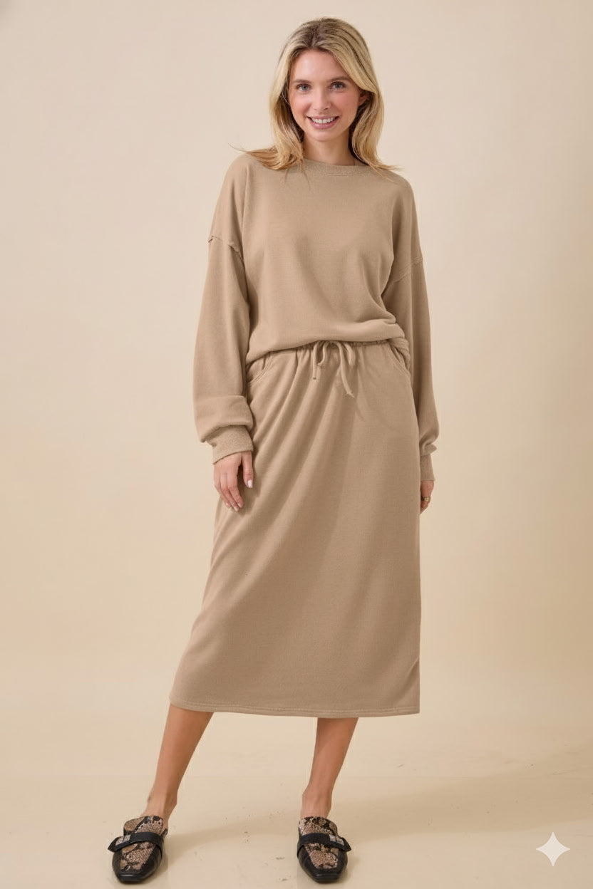 Sweatshirt Skirt