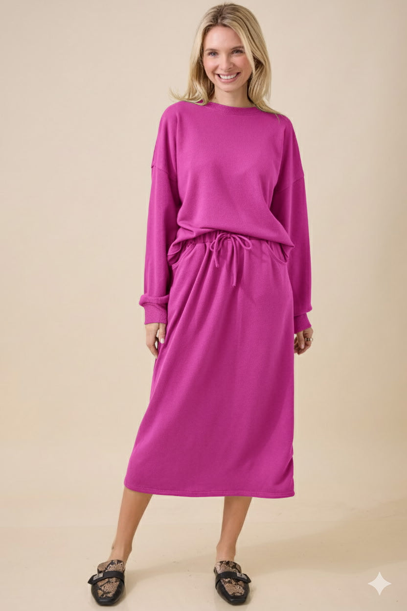Sweatshirt Skirt