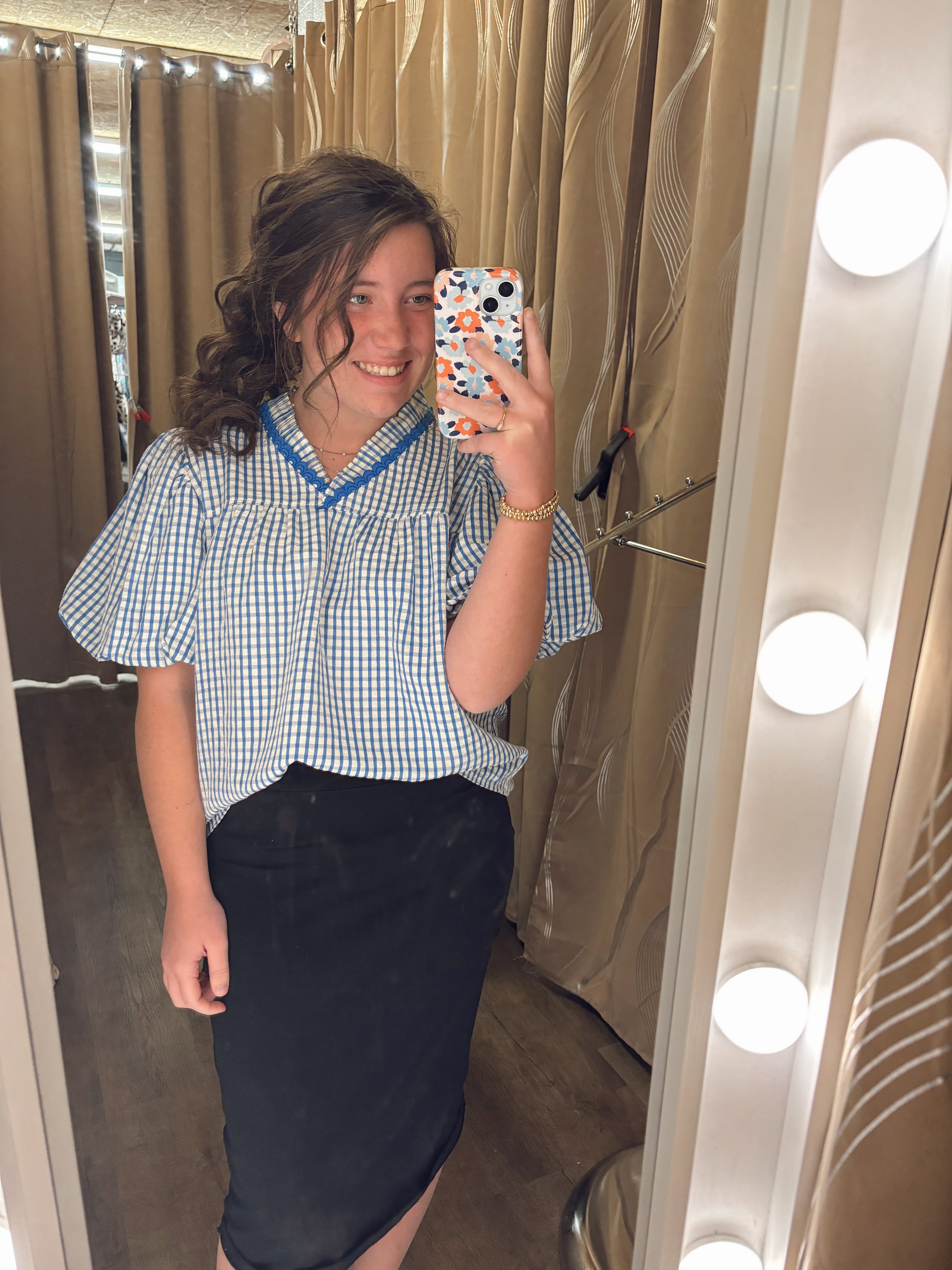 The Harbor Gingham Top