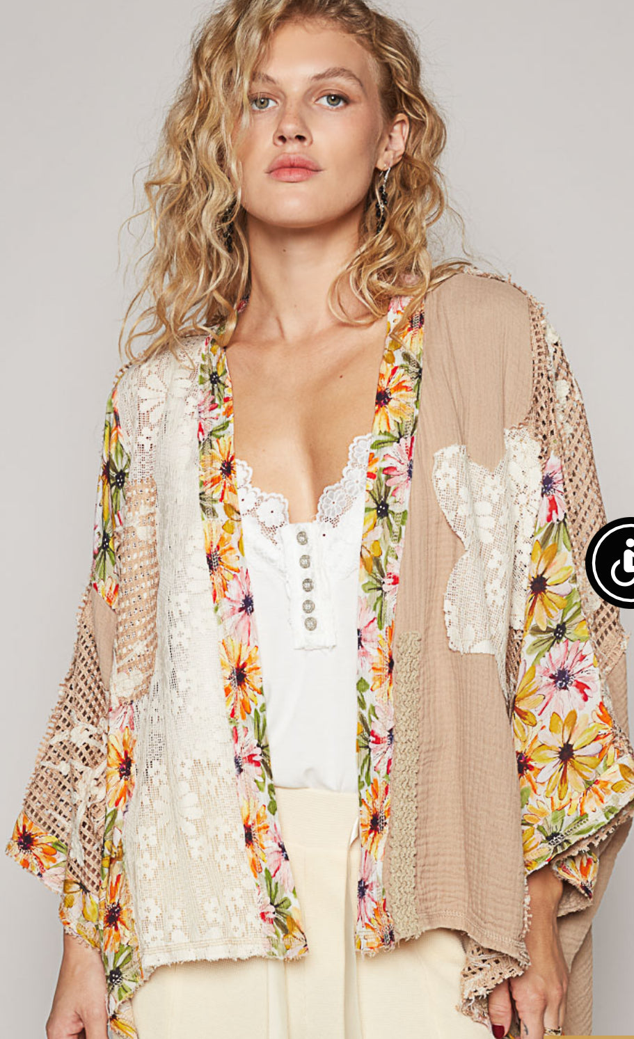 You're My Sunflower Kimono