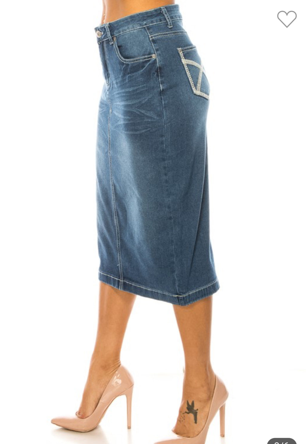 The Remi Denim Skirt