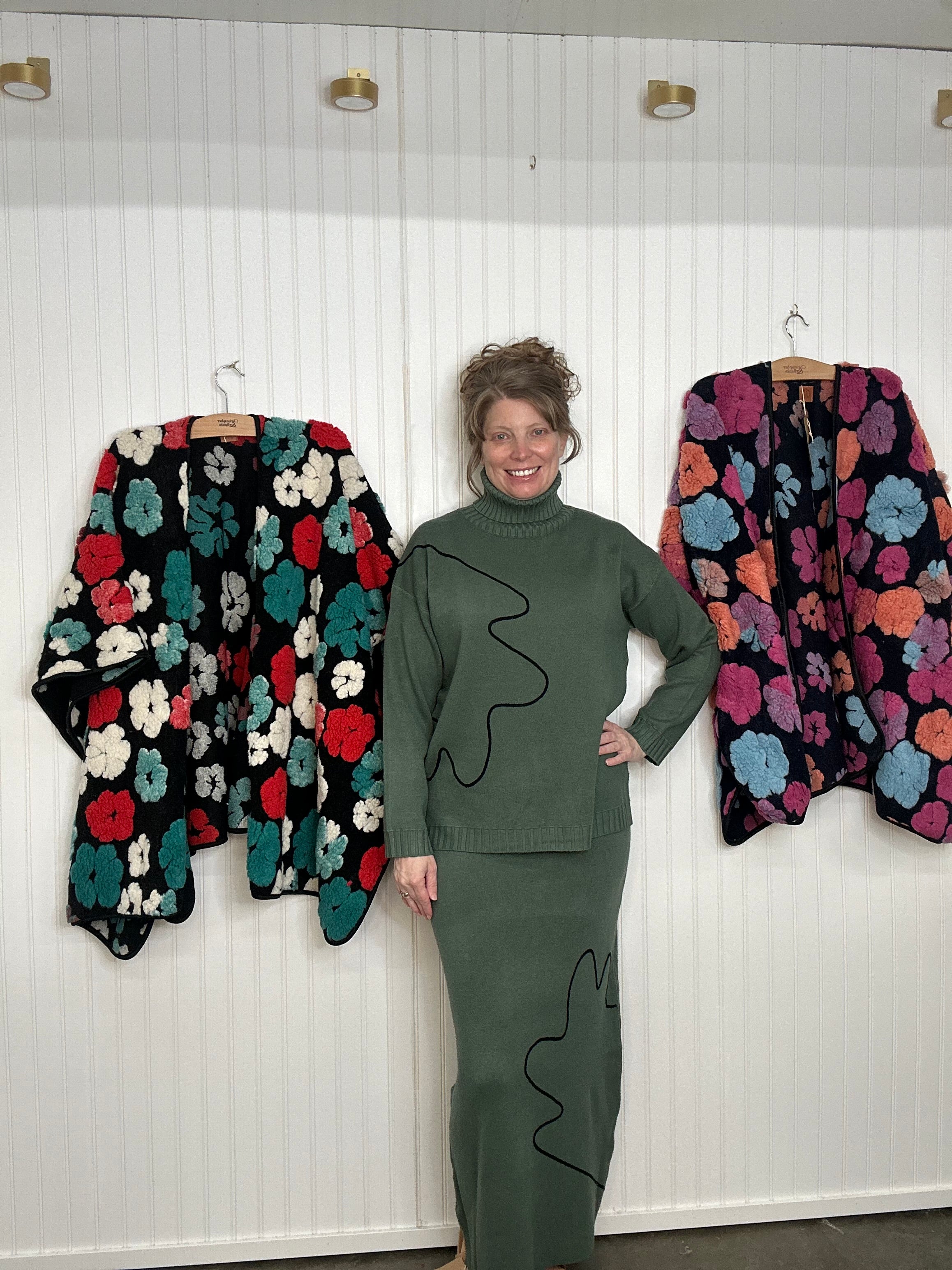 Abstract Outline Sweater