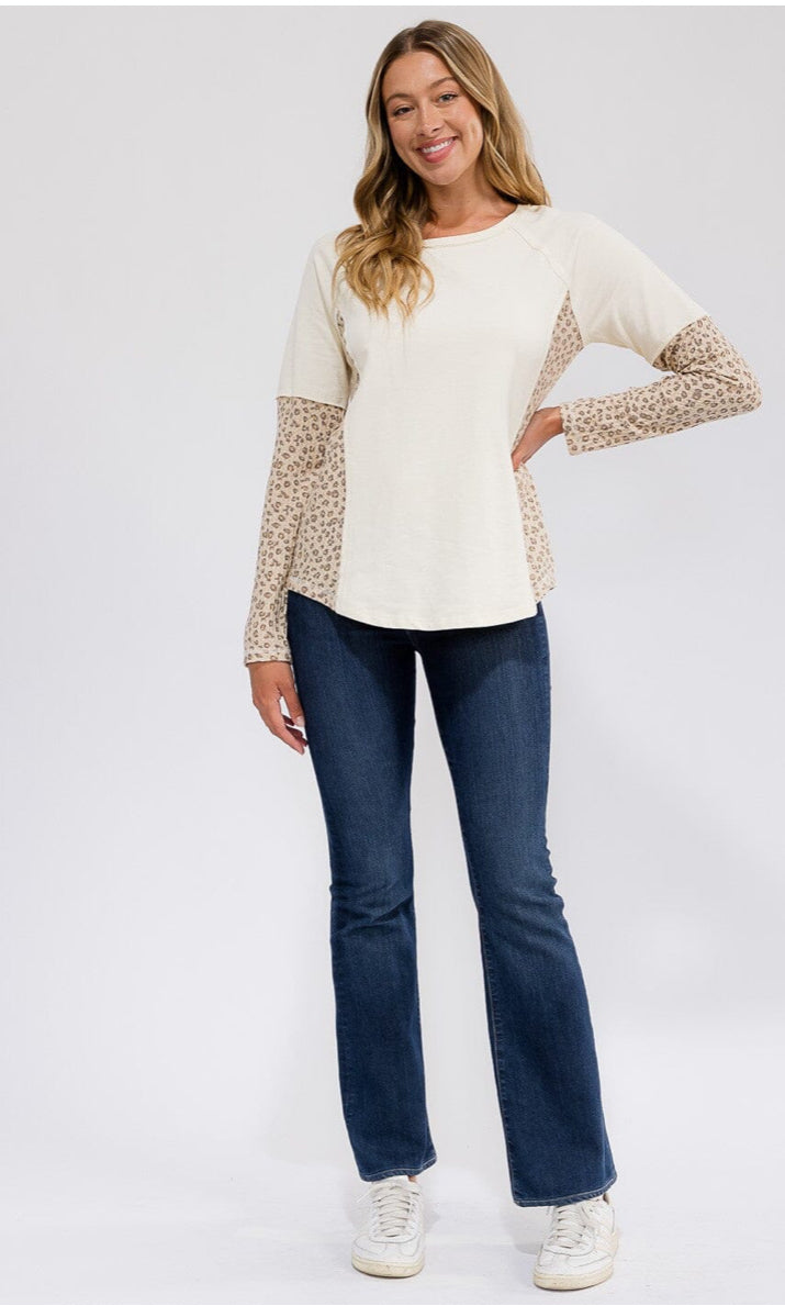 Jacklyn Animal Print Top