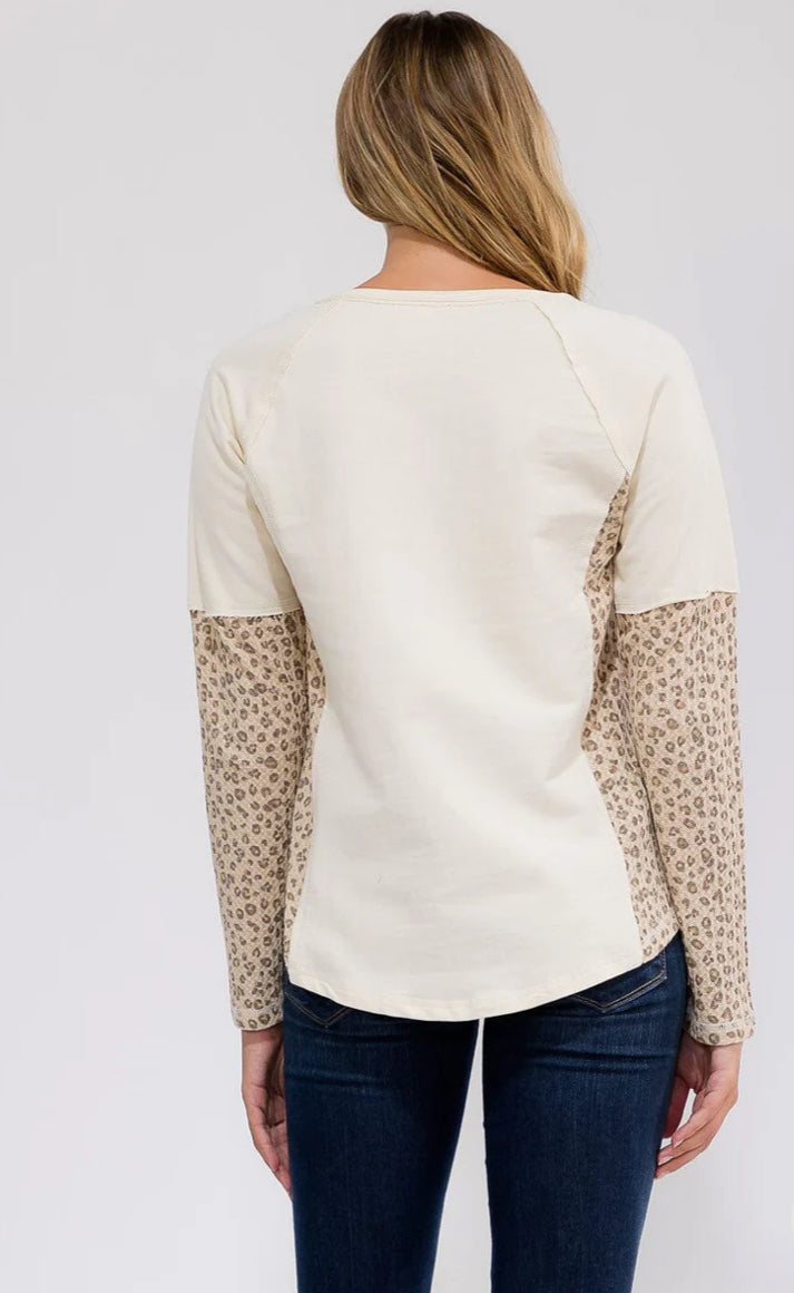 Jacklyn Animal Print Top