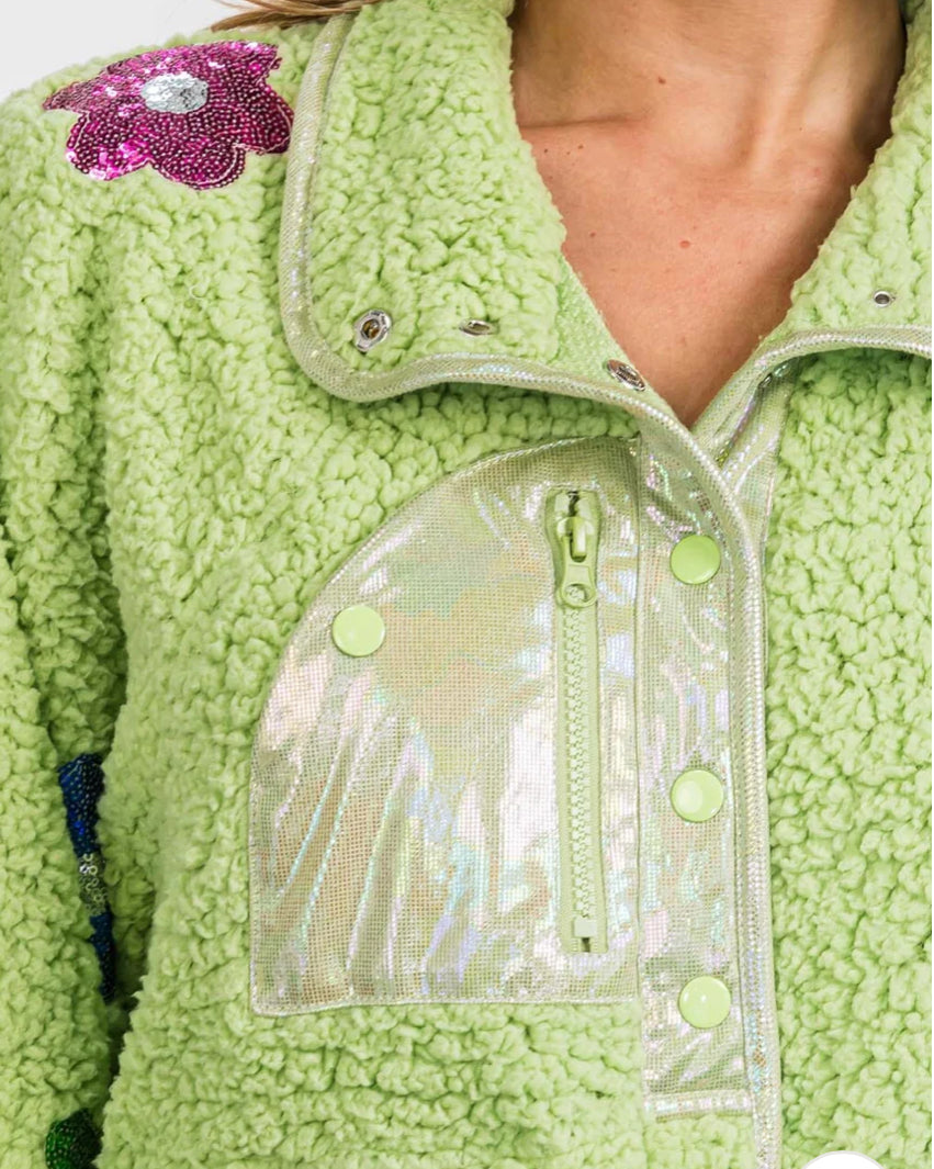 Cozy Floral Pullover