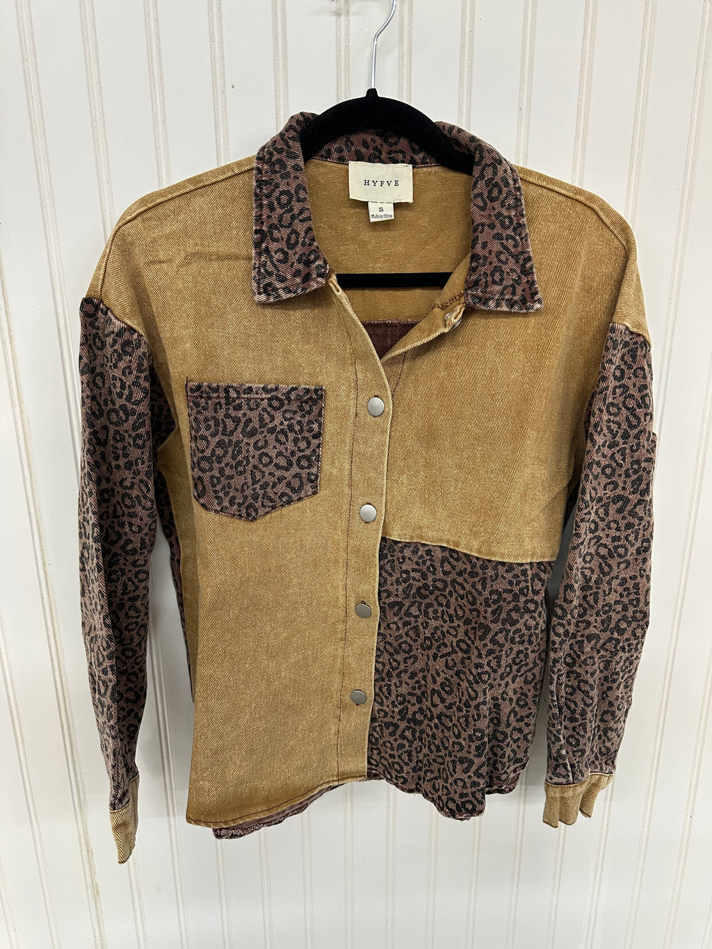 Animal Print Denim Jacket