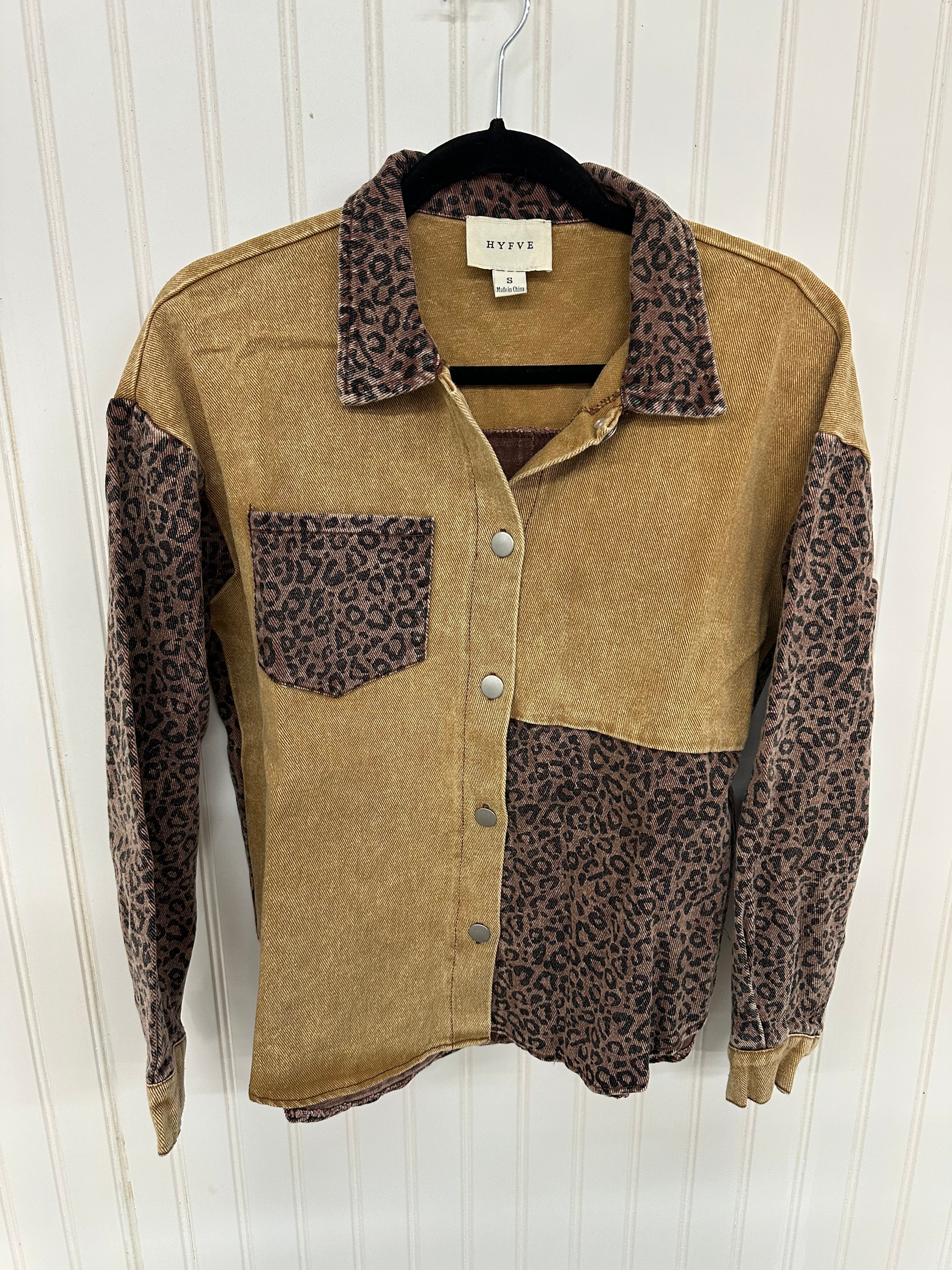 Animal Print Denim Jacket