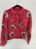 Corduroy Football Jacket