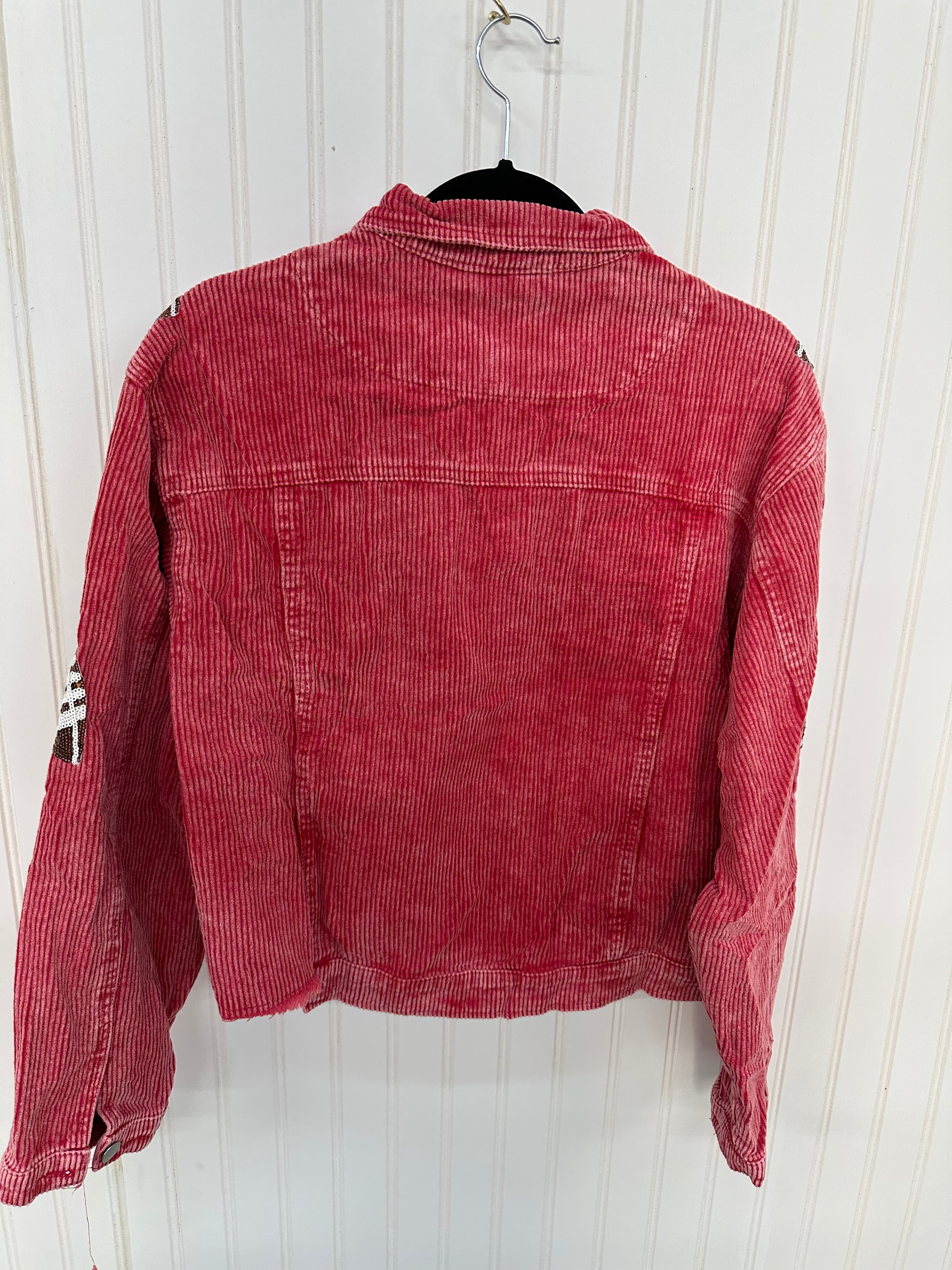 Corduroy Football Jacket