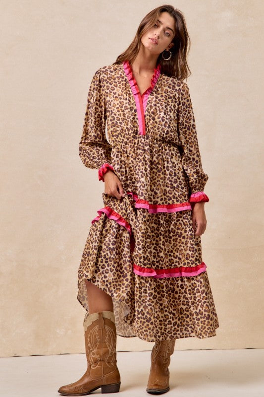 The Asia Leopard Print Dress
