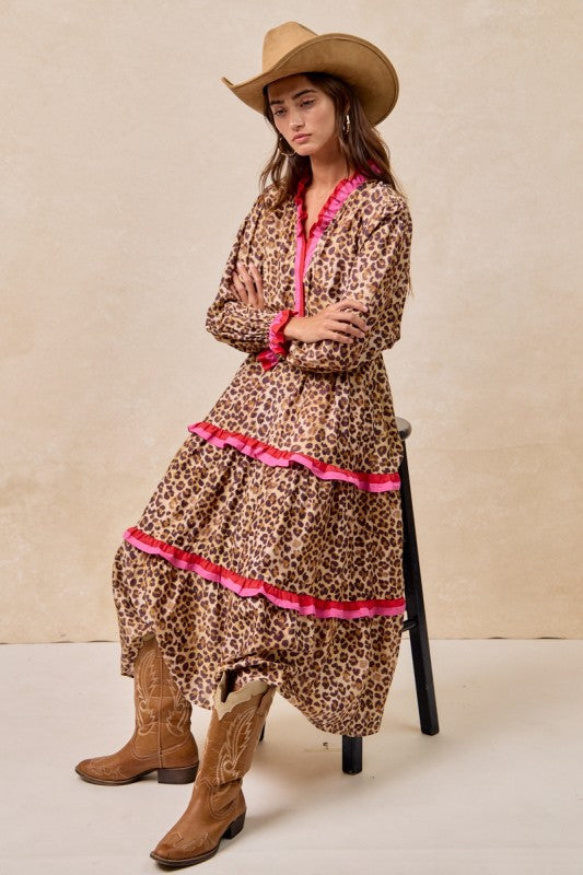 The Asia Leopard Print Dress