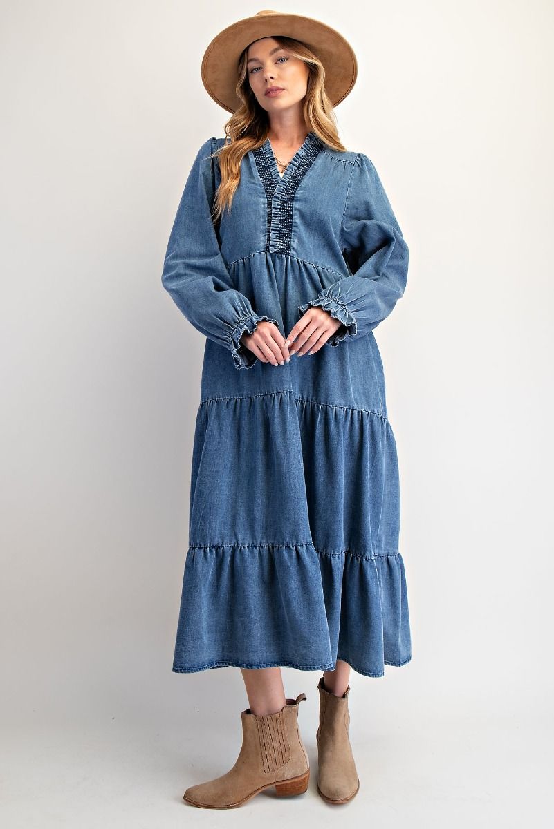 This ain't Texas Denim Dress