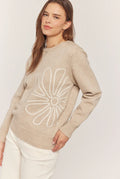 Flower Embroidery Sweater