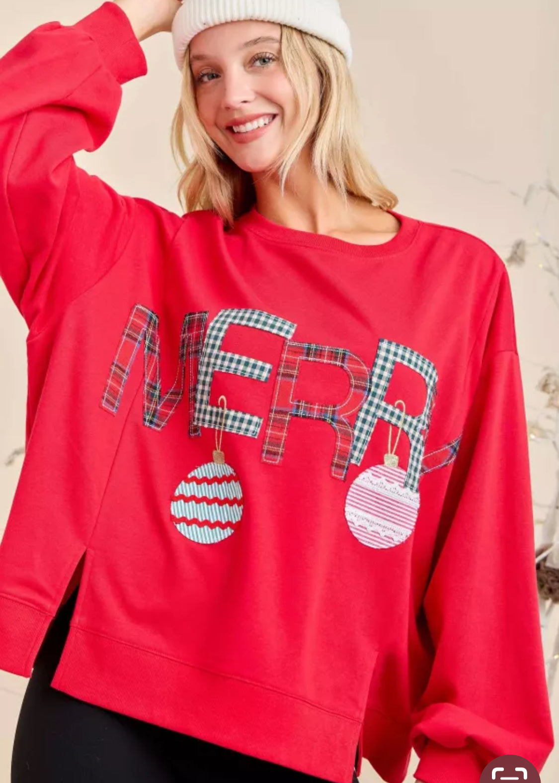 Vintage Merry Patchwork Shirt