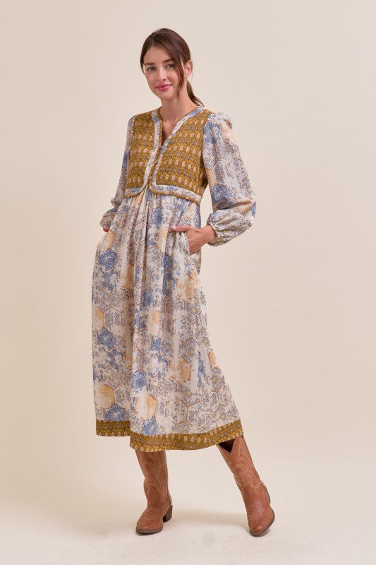 Quilted Vest-Style Dress