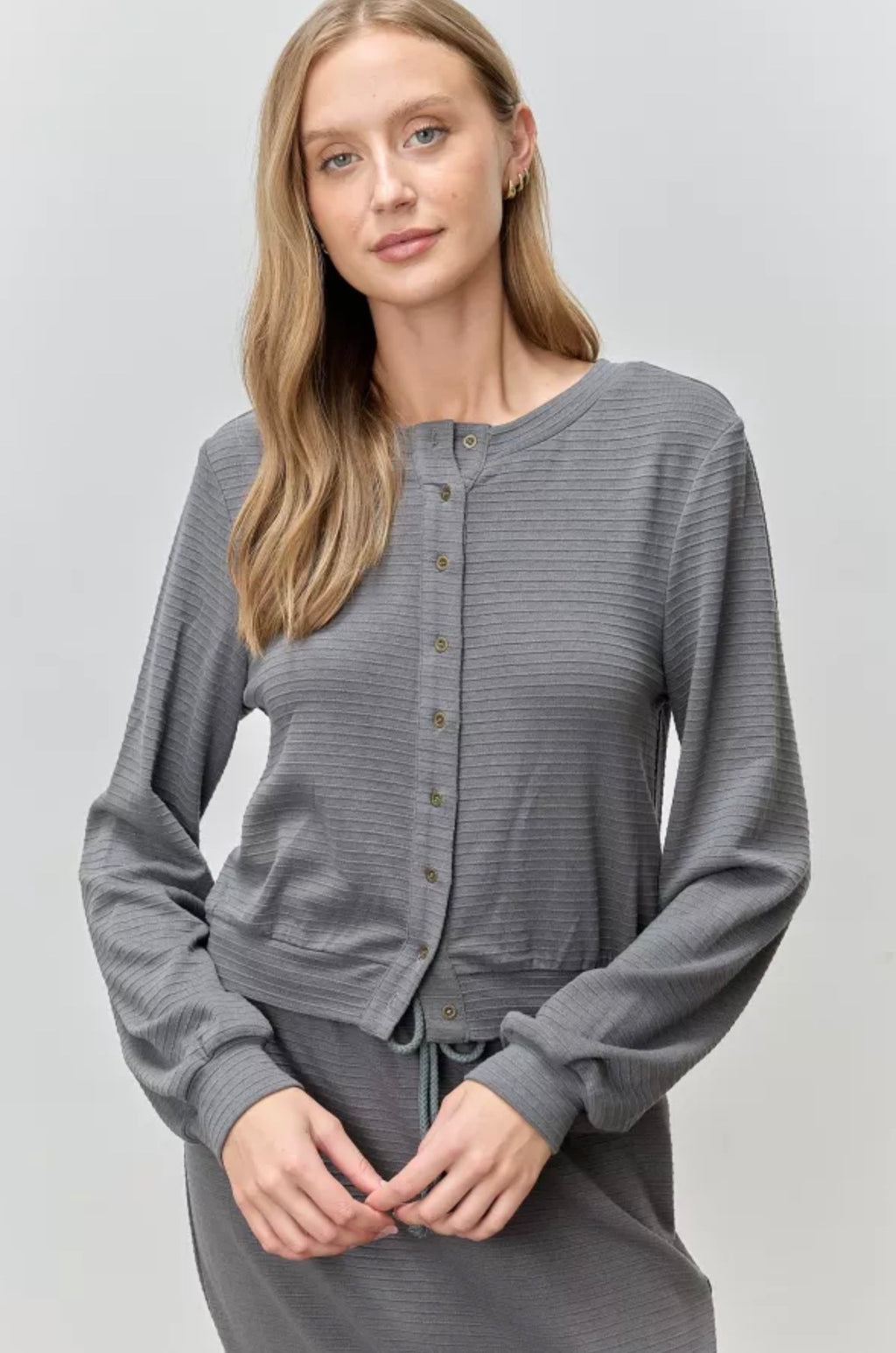 Striped Knit Cardigan