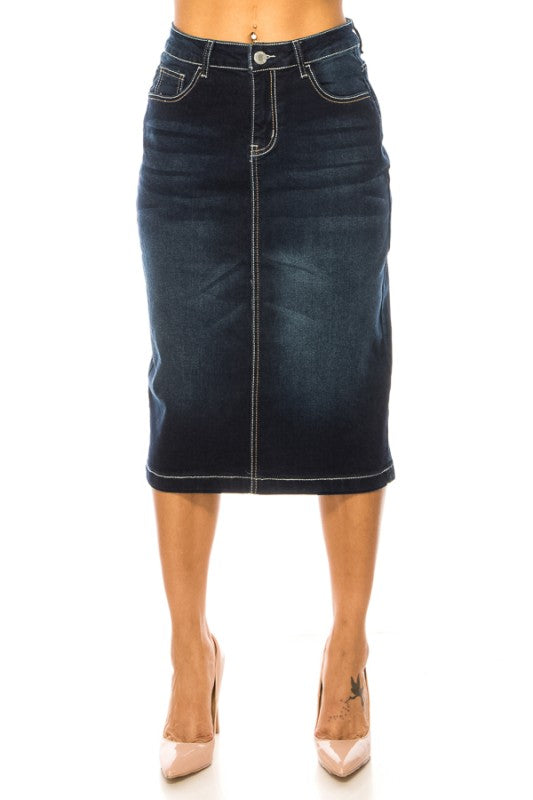 The Katie Denim Skirt