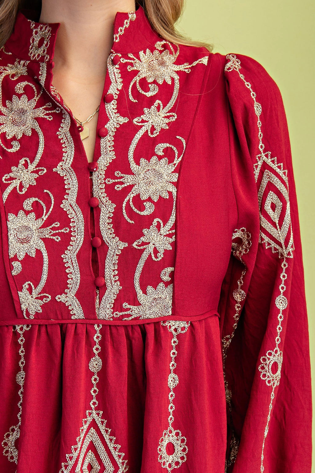 Embellished Midi Dress