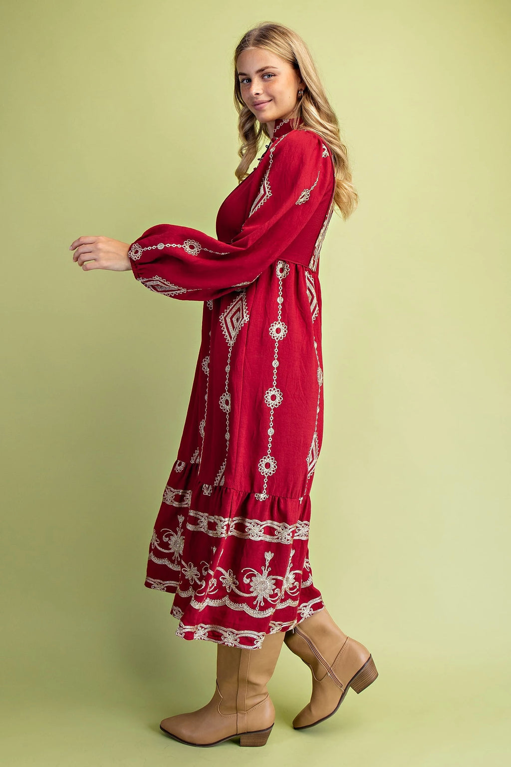 Embellished Midi Dress