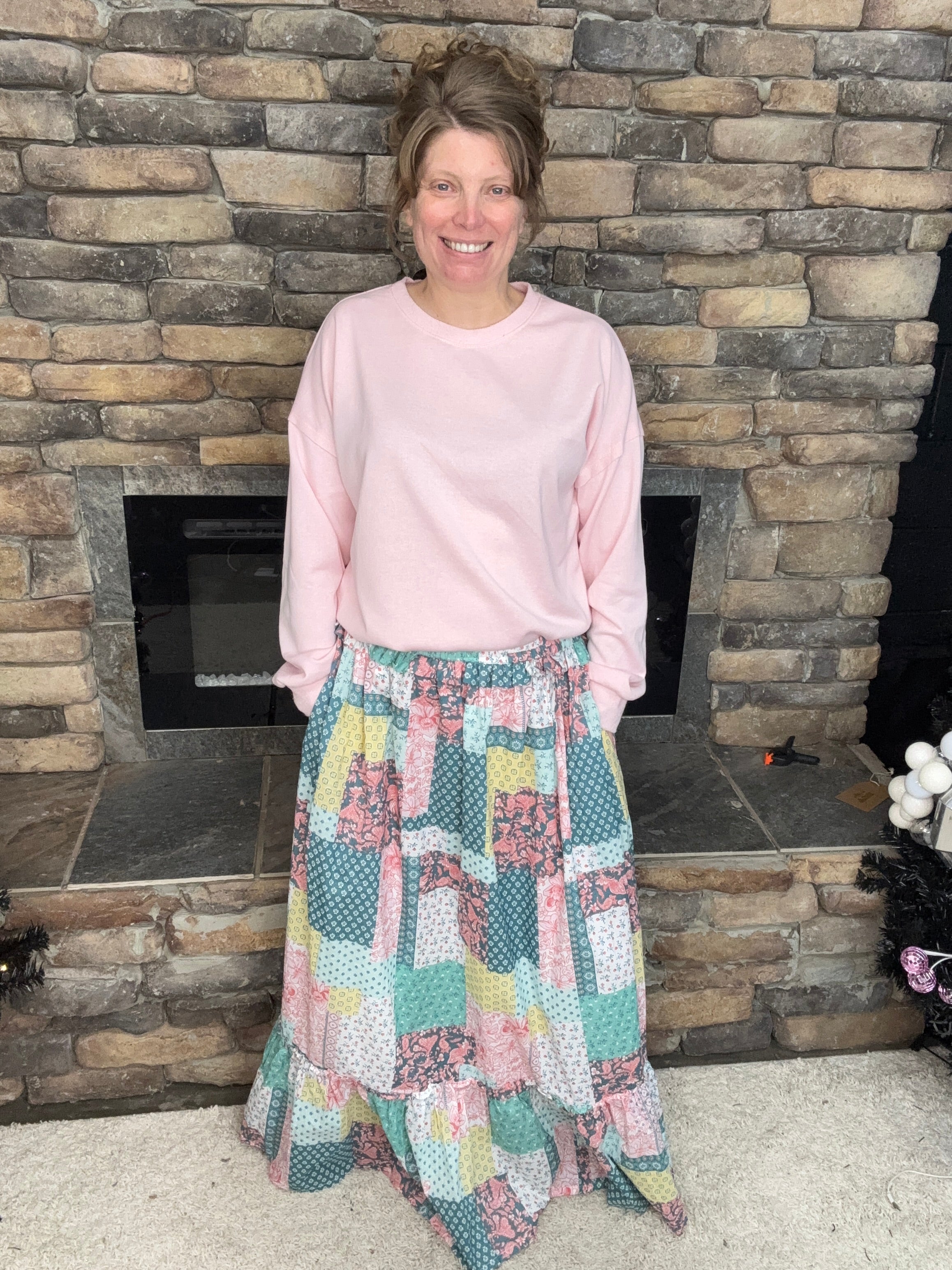 Simply Southern Patchwork Maxi Skirt