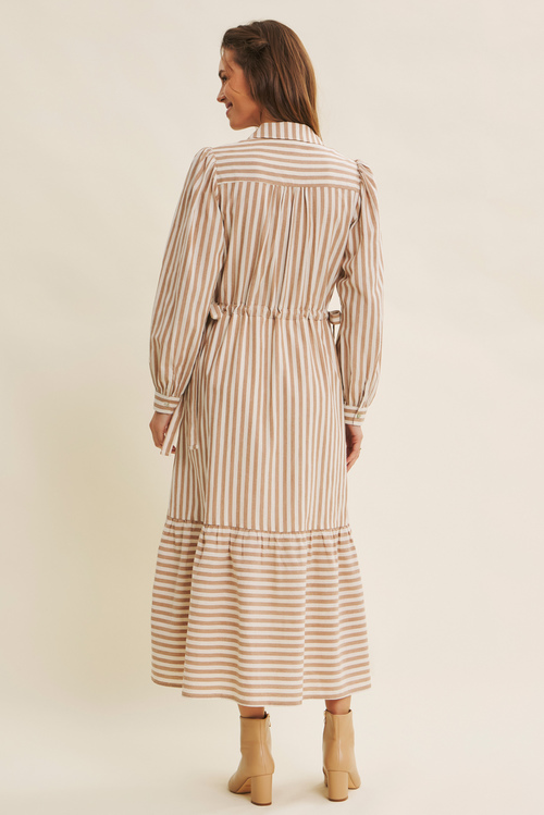 Toasty Striped Dress